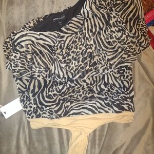 Animal Print Women's Top